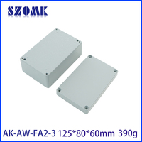 Boîtier en métal moulé sous pression SZOMK 125x80x60mm, boîtier d'amplificateur, boîtier de mixeur, boîtier en métal, boîtier en aluminium moulé sous pression, étanche IP65