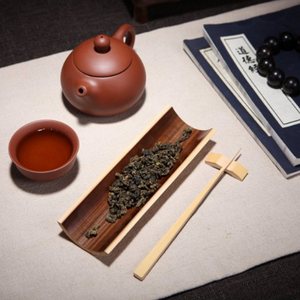 Ensemble de cuillères à thé en bambou faites à la main pour la cérémonie du thé, origine Anji Zhejiang, 100 pièces, emballage inclus - Product Image 2