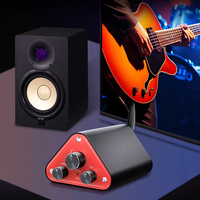 Amplificateur de son stéréo HIFI BT5.4/USB/AUX 3 Modes Mini amplificateur de son 50W + 50W double amplificateur opérationnel pour haut-parleur domestique