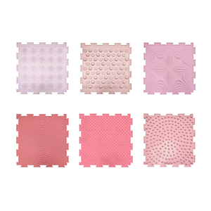 Tapis sensoriel en silicone SHUXIN pour la maison, 32 motifs, lot de 6 pièces, tapis de sol pour la maison et la maternelle - Product Image 6