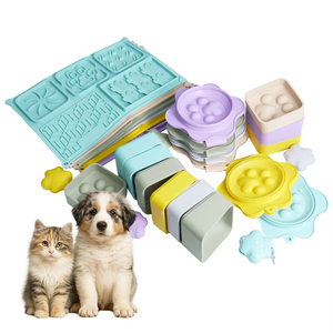 ODM/OEM Wholesale Eco-Friendly Silicone Pet Products Slow Feeding Bowl Plate No Spill Slow <b>Feeder</b> <b>Cat</b> Dog Products - Product Image 1