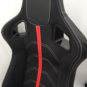 Asientos Deportivos Universales de PVC con Franjas Rojas para Automóvil, Estilo Deportivo, para Mustang S650 2024 - Product Image 3