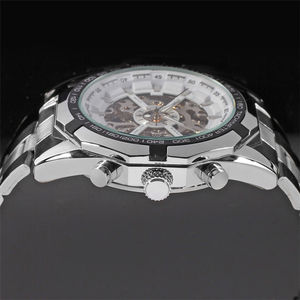 Montre T Winner 2020, vente chaude, OEM, diamant, <span class=keywords><strong>pas</strong></span> <span class=keywords><strong>cher</strong></span>, fine, 40 mm, mouvement mécanique, montres pour hommes, montre squelette de luxe, montre-bracelet - Product Image 3