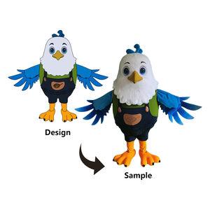 Custom High Quality Mascotte De Costume OEM <strong>Design</strong> Adults Cartoon Animal Character Eagle Mascot Costumes - Product Image 1