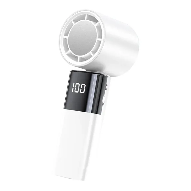 2024 yeni USB el Mini şiddetli Turbo Fan USB şarj açık Turbo taşınabilir Fan W50 100 hız ayarlanabilir küçük Fan