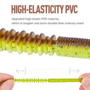 HONOREAL Usine OEM 115mm 3.7g <span class=keywords><strong>Leurre</strong></span> de pêche <span class=keywords><strong>souple</strong></span> flottant en PVC <span class=keywords><strong>pour</strong></span> la pêche en rivière, lac, eau salée, <span class=keywords><strong>leurre</strong></span> de pêche <span class=keywords><strong>pour</strong></span> prédateurs - Product Image 5