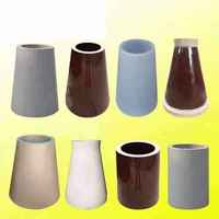 Isolateur en céramique conique, porcelaine conique 520 mm 330 mm 600 mm pour précipitateur électrostatique ESP OEM