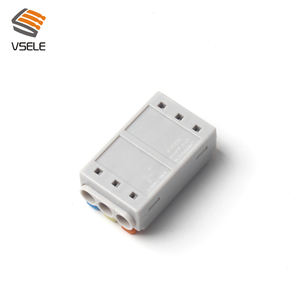 Konektor Kabel Listrik Universal Mini Ringkas LED Fast Connectors 222 3 Pin Sambungan Tekan Tuas Terminal Pengkabelan - Product Image 4