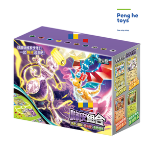 7.16 Nouvelle collection chinoise PTCG Happy Set : Cartes Pokémon Dragonite/Mewtwo/Camerupt/Sinistcha en boîte de présentation - Product Image 1