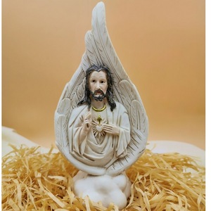 Bautista Nuestra Señora María Hijo Jesús Iglesia Decoración Sagrado Corazón Resina Artesanía Adornos para el hogar-Resina Artesanía Reliquias Esculturas - Product Image 3
