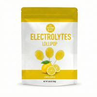 Sucettes électrolytiques sans sucre au xylitol, vitamines B6 et B12, hydratation rapide, récupération énergétique, faible teneur en glucides, formule personnalisable pour adultes
