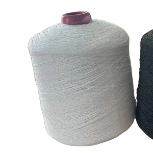 High elastic rubber latex thread covered polyester dty yarn for socks