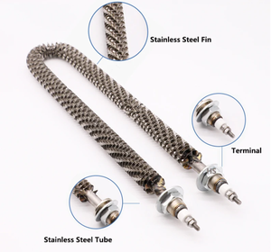 Ht कुलीन अनुकूलित 220v 2kw <span class=keywords><strong>3kw</strong></span> 5kw स्टेनलेस स्टील औद्योगिक विद्युत प्रत्यक्ष हीटिंग तत्व वायु ट्यूब पूर्ण हीटर 1 वर्ष - Product Image 5