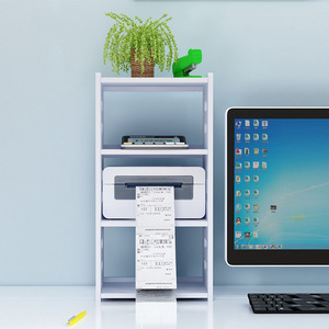Thermal Paper Storage Rack 4 Layers <b>Desktop</b> Printer Stand For Electronic Waybill Holder PVC Material - Product Image 3