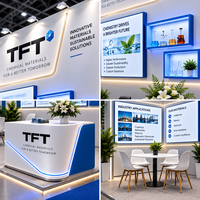 Stand en L personnalisé 10x20 pieds pour IMTS 2027 Chicago avec présentoirs à fixation rapide et démonstrations de produits
