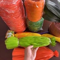Sacs en filet plastique colorés pour emballage