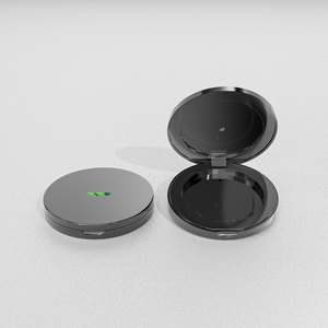 Étui à cosmétiques en aluminium pour Blush Solid Perfume <span class=keywords><strong>Shiny</strong></span> Round Aluminium Hard case Rechargeable 59mm Pan Powder Compact Case - Product Image 5