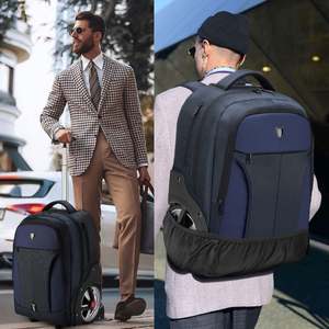 Échantillon gratuit Nouveau design Sacs de voyage à roulettes imperméables Cadeaux Sacs de voyage unisexes Ensemble de bagages Valise à roulettes pour femmes et hommes - Product Image 1