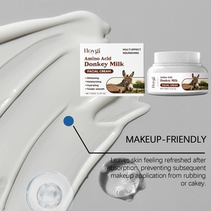 Crème hydratante pour le <span class=keywords><strong>visage</strong></span> à base de <span class=keywords><strong>lait</strong></span> <span class=keywords><strong>d</strong></span>'ânesse, blanchissante et éclaircissante, pour améliorer la peau rugueuse et sèche au quotidien, vente en gros <span class=keywords><strong>d</strong></span>'usine - Product Image 4