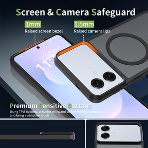 TPU + PC Skin-Feel Matte Magnetic Ultra-Thin Magnetic Custom Funda para teléfono móvil con carga inalámbrica para Samsung S26 EDGE - Product Image 5