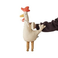 Peluches personnalisées en gros, design sur mesure, super douces, en coton PP, animaux câlins et câlignards, jouets en forme de canard, poulet, girafe pour