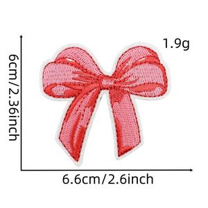 Iron on Embroidered Cute Spring Flower Angel butterfly Bowknot <b>Bee</b> House Mushroom Patches for Kid Clothes Bag Decoration - Product Image 4