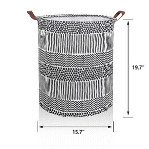Gran oferta, cesta de lavandería plegable de lona de algodón grande, tapa con cordón, barril de recepción plegable para cesto de ropa, gran oferta - Product Image 2