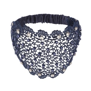 <span class=keywords><strong>Bandeau</strong></span> Élastique Tendance pour Femmes avec Perles, Strass et Maille, Accessoire <span class=keywords><strong>Cheveux</strong></span> - Product Image 2