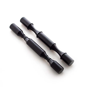 Matt-Schwarzes Metall Wandmontiertes Weinregal für 2 Flaschen Einzel- & Doppel-Display-Stifte System 5L Kapazität für Weinflaschen Kartonverpackt - Product Image 4