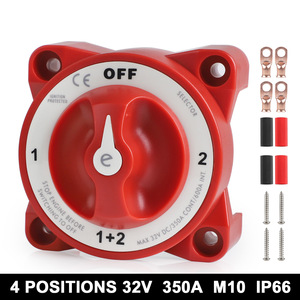สวิตช์จุดระเบิด 4 ตำแหน่ง Cnspeed 32V 350A M10 IP66 สำหรับรถบ้าน เรือ รถบรรทุก - Product Image 1