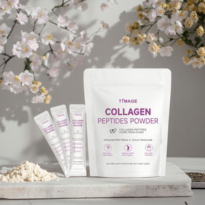 OEM üreticinin süper deniz cilt dostu hidrolize kollajen peptidleri C vitamini gelişmiş içme kollajen tozu lal - Product Image 1