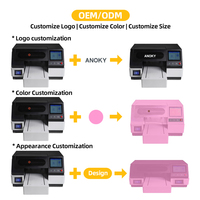 Imprimantes numériques DTG pour t-shirts et sweats à capuche unis automatiques Surhoo, machines d'impression à écran tactile 1800 dpi, petites, pour la vente en gros