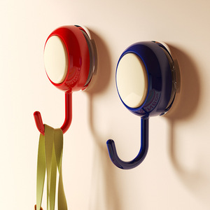 Suction Cup Hook Round Wall Mounted Punch Free Strong Adhesive For Bathroom Kitchen Bedroom Living Room Office Dormitory Balcony - Product Image 3