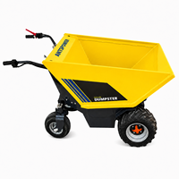 Antspower 2026 Dumper Elettrico a Batteria Capacità 500kg Carrello Ribaltabile a Quattro Ruote per Edilizia e Giardinaggio