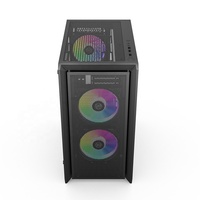 TG Glass Matx Pc Gamer case SPCC 0.5mm Micro-atx Game case 4 PCI Slots Gaming Computer case & Towers