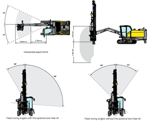 블러블리 스마트ROC T40 64-127mm 홀 사이즈 탑 드라이브 해머 드릴 유압 드리프터 리그 석탄 채굴 리그 - Product Image 6