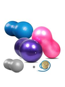 Easy-to-Clean 90x45cm PVC Yoga <b>Balls</b> Thickened Explosion-Proof Peanut Shape Female Rehabilitation Training Massage <b>Balls</b> Sensory - Product Image 3