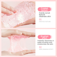 Gommage corporel au miel, lait et pêche pour spa, éclaircissant, nettoyant et exfoliant, vente en gros, pas cher, pour femmes
