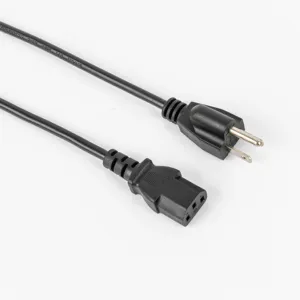 SIPU alta calidad 220V EE. UU. cable de alimentación de CA enchufe de 3 pines PC proyector computadora cable de alimentación US