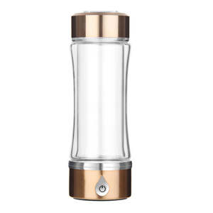 Bouteille d'eau alcaline ionisée à l'hydrogène YenvQee 3 Minute SOF 420 ml SPE/PEM portable en verre et acier inoxydable - Product Image 2