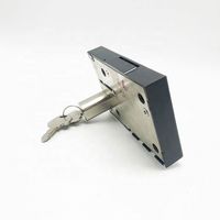 Serrure à jetons de supermarché en alliage de zinc solide ANLI avec bracelet de carte numérique