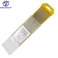 Electrodo de Tungsteno Lantado al 2% WL15 con Punta Azul |   para Soldadura TIG de Acero Inoxidable y Aleaciones |   1.0mm-4.0mm 10 Piezas
