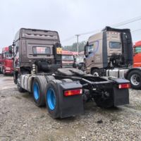FAW Jiefang JH6 Euro 3 Tracteur d'occasion 6X4 460 CV Rapport de vitesse 3.08 Réservoir de carburant chauffé Moteur Weichai côté gauche Capacité de charge 31-40T FAST
