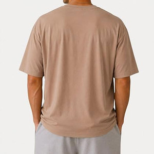Camiseta de manga corta extragrande para hombre, diseño OEM con su propio logotipo, de alta calidad, ideal para uso casual de verano. - Product Image 2