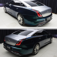 Pour Jaguar XJL 2010-2019 Bodykit Nouveau kit de pare-chocs arrière en fibre de verre avec garde-boue en plastique et pare-chocs avant avec clips