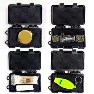 Boîte de rangement miniature étanche et antichoc avec coussin en éponge intégré, portable pour voiture et extérieur - Product Image 5