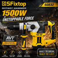 Marteau perforateur rotatif électrique GSfixtop 32mm 1500W 6J à énergie d'impact, brise-mur, marteau-piqueur AVT, personnalisation légère, OEM