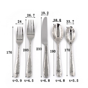 Phổ Biến Titan Thép Không Gỉ Muỗng Và Nĩa Vàng Đen Dao Ăn Tối - Product Image 3