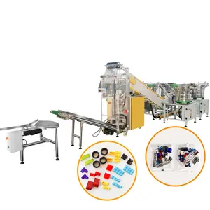 Machine à compter et à emballer de petites pièces en plastique, personnalisée, pour briques, jouets, vente en gros, usine