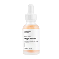 Marque distributeur Sérum raffermissant et blanchissant pour la peau 5% concentré d'acide lactique organique soin de constriction des pores du visage